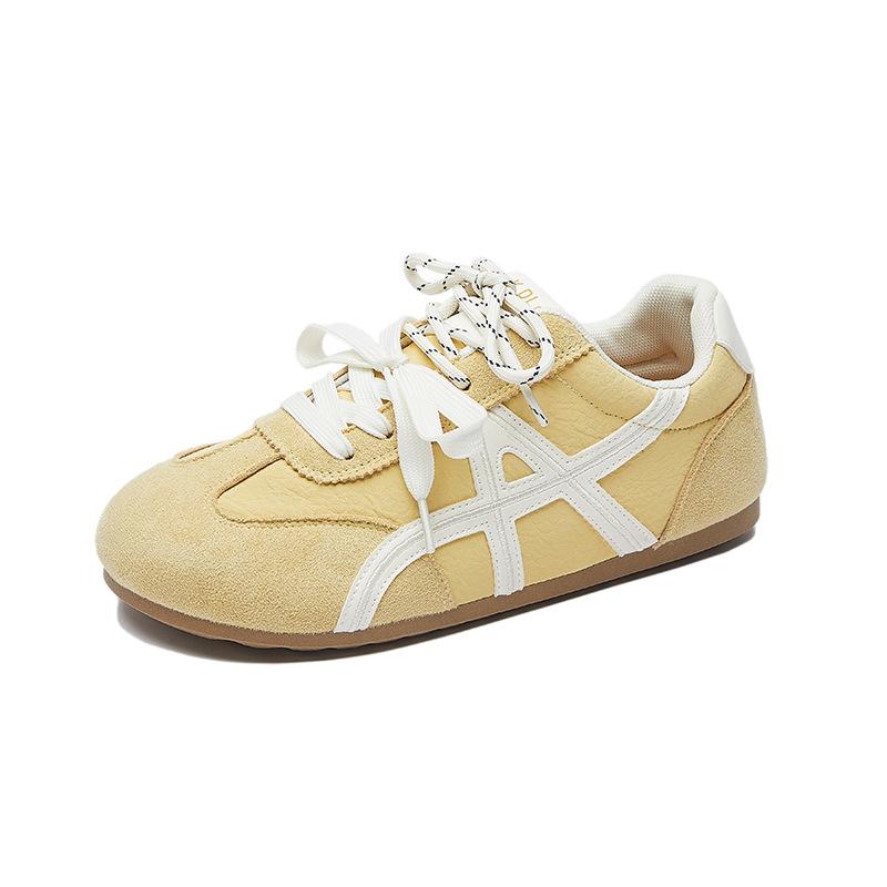 ins new German training shoes female spring student sports running casual street shooting thick sole increase