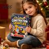 Acrylic Festive Decoration Transportation Vehicles Advent Calendar 2026 for Kids, 24 Day Christmas Countdown Set Eve Surprise with Collectible