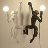Industrial Style Monkey Lamp: Creative Hemp Rope Pendant for Restaurant, Kids' Room, or Store Display