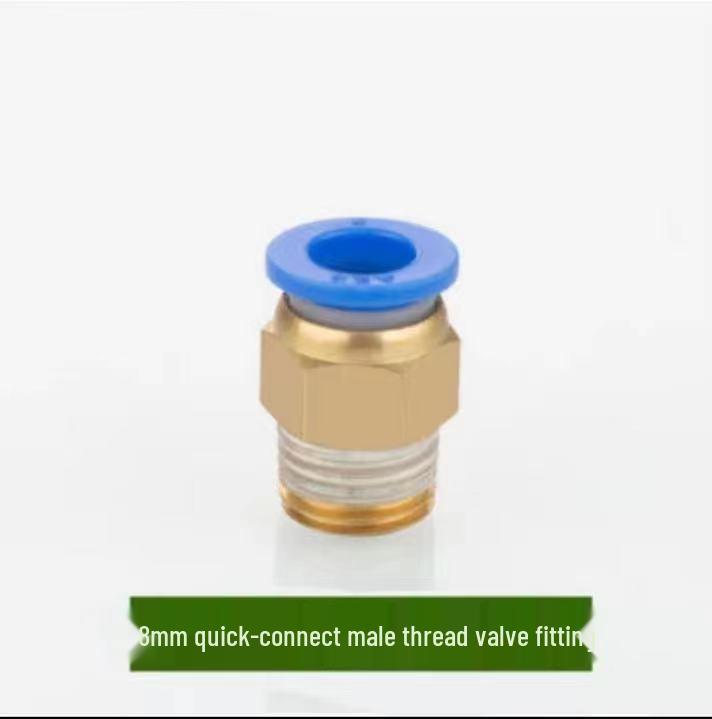 Quick-Connect Low-Pressure Atomizing Nozzle: Cooling, Humidification, Mist Dust Control, Outdoor Cooling, Aquaculture, Disinfection