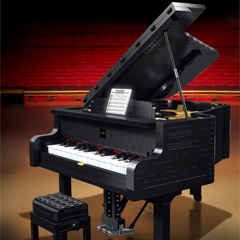 

3662 шт. MOC GRAND PIANO модель высокотехнологичные игрушки строительные блоки кирпич рождественский подарок 21323 10285 XQGQ01