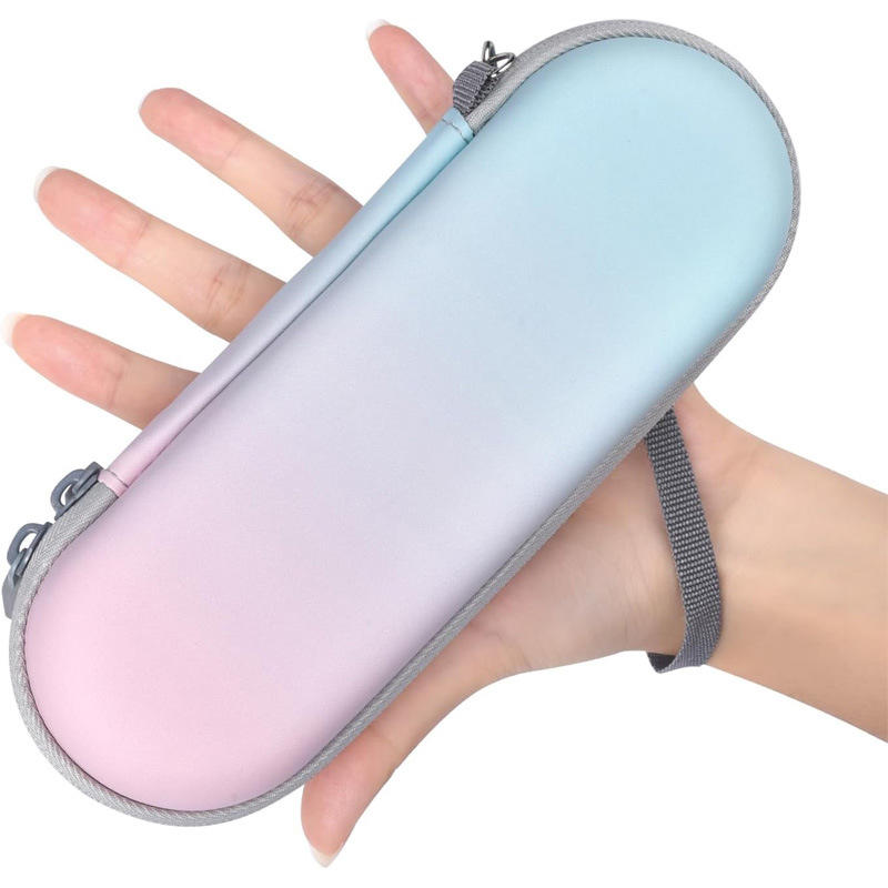 Portable Travel Toothbrush Case Protective Holder Toothbrush Case Charger Storage Box with Mesh Pocket