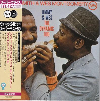 CD JIMMY SMITH WES MONTGOMERY  Jimmy  Wes  The Dynamic Duo POCJ9231 VERVE 2000 Japan Jazz Used