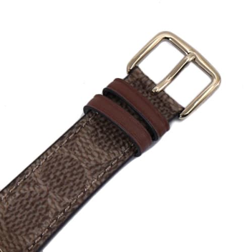 Coach Greyson 36mm Women's Watch with Yellow Gold Dial, Leather Strap, and Signature C (14504111)