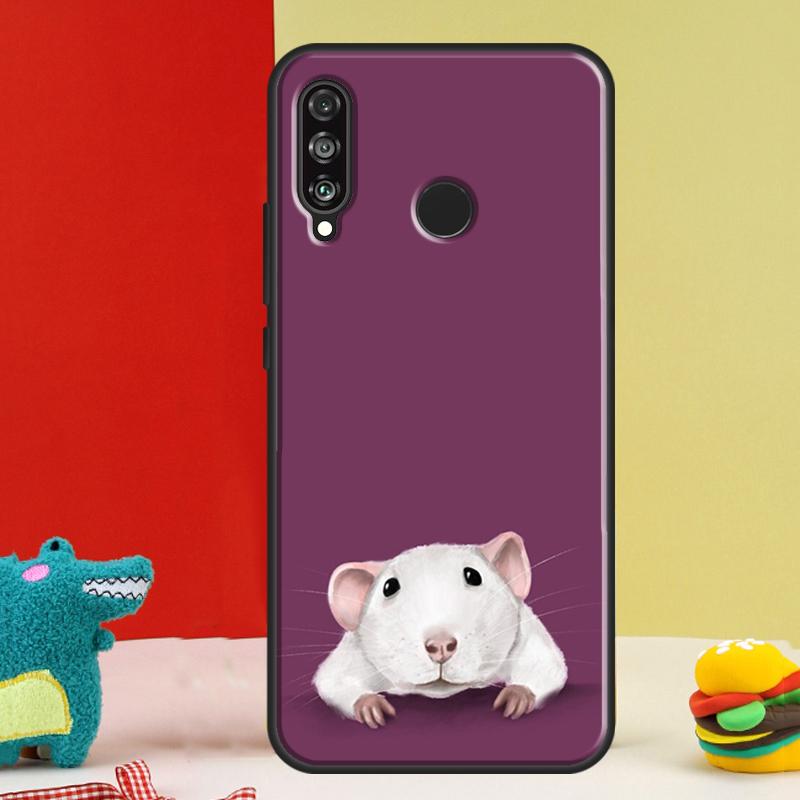 Mouse Rat For Huawei Nova Y91 Y90 Y60 Y70 Y72 Y61 9 10 SE 12i 12s 11i 5T P60 Pro P20 P30 P40 Lite Case