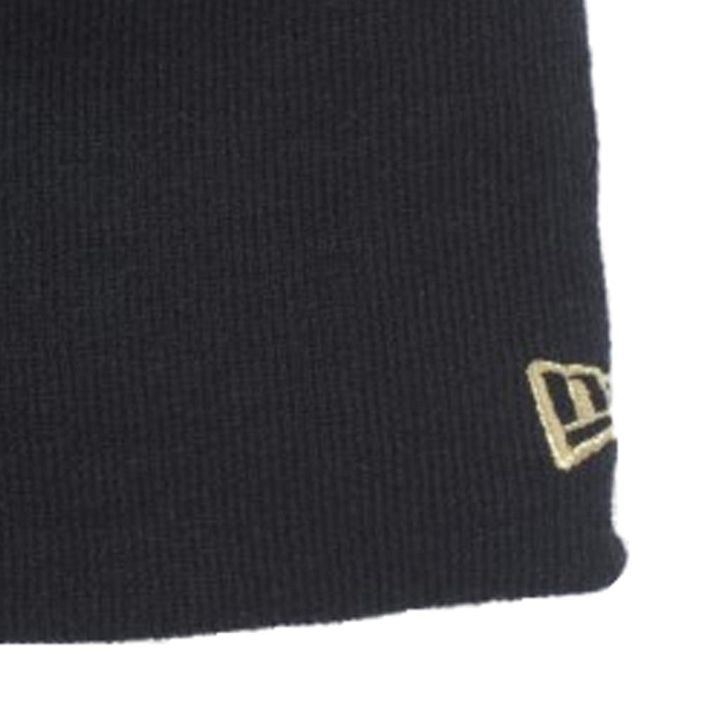 New Era Flag Skull Knit Cap N0002318 11120547 Black Gold