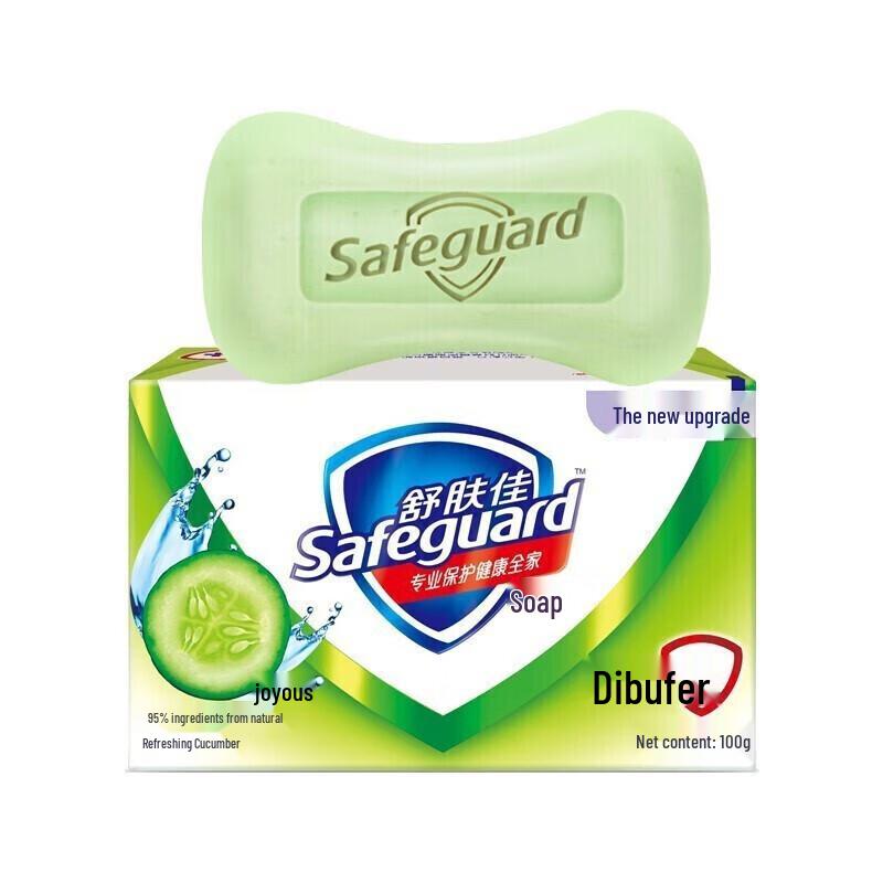 

Safeguard Natural Plant Cucumber Fresh Bar Soap