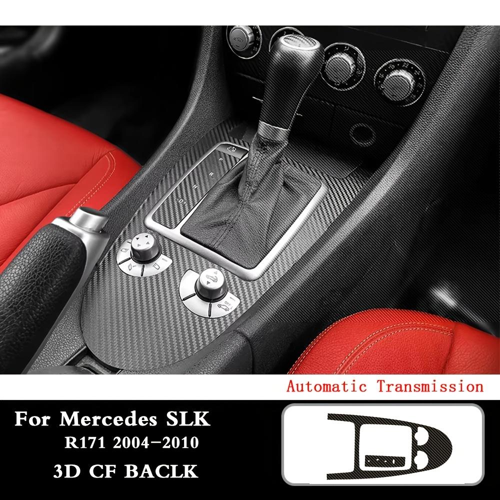 for Mercedes Benz SLK R171 2004-2010 Car Gear Panel Sticker Gear Box Protective Film Car Interior Sticker Car Accessories