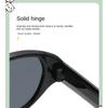 New Children's Cat Eye Sunglasses UV Protection Cute Boys and Girls Color Blocked Cartoon Outdoor Sunscreen Sun Glasses