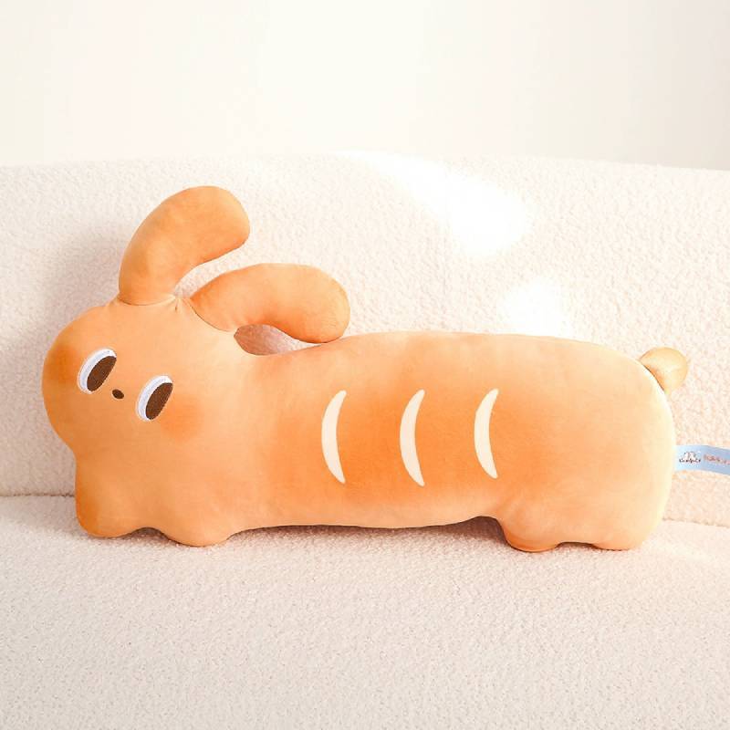 

Cat Plush Pillow With Soft Polyester Filling For Sleep And Comfort Rabbit
