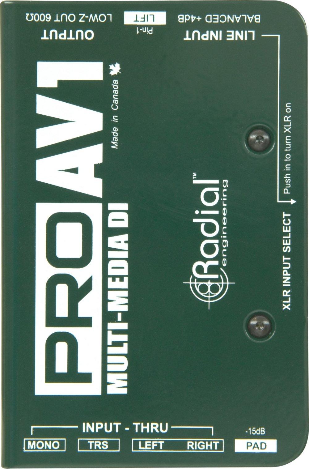 

Radial Engineering R8001112 Pro AV1 Direct Box от Radial Engineering