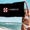 R-Resident Evil Games Microfiber Blanket Quick Drying Beach Towels Oversized Printing Super Absorbent Pool Towel Blanket