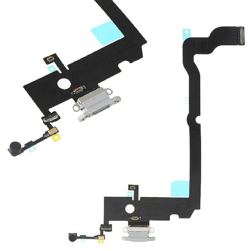 Charging Port Dock Flex Cable For iPhone X XR XS Max USB Charger Connector With Microphone Replacement