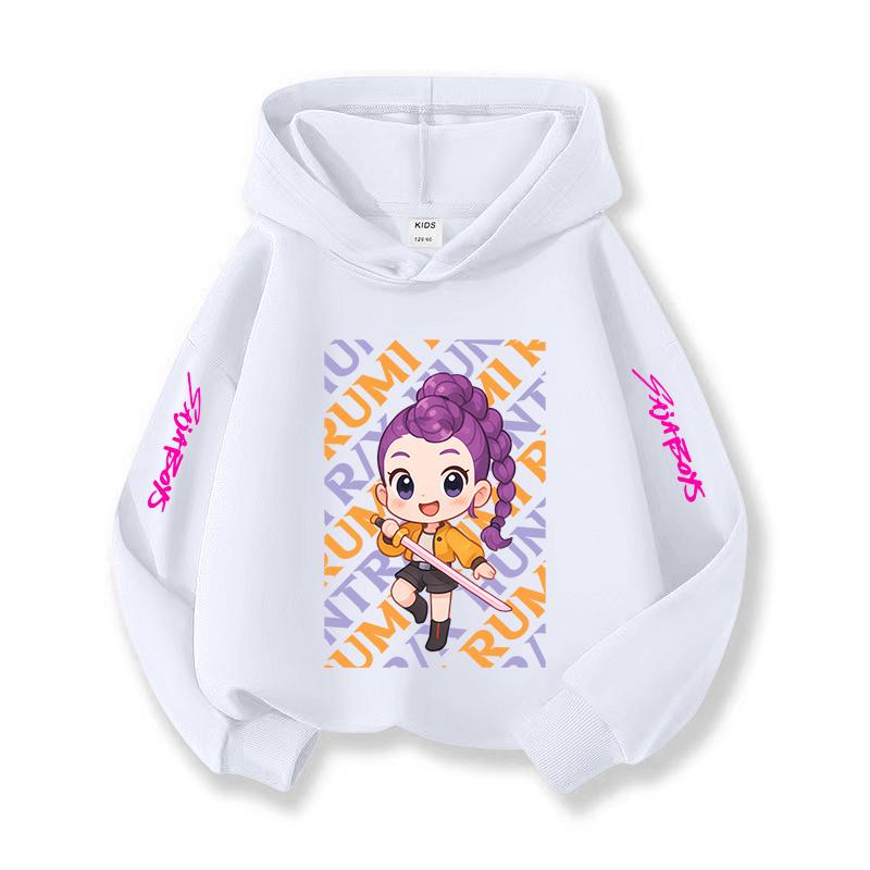 Kpop Halloween Dziecięca Bluza z Kapturem Boże Narodzenie Odzież Codzienna Przytulna Góra Dziewczynki Chłopcy