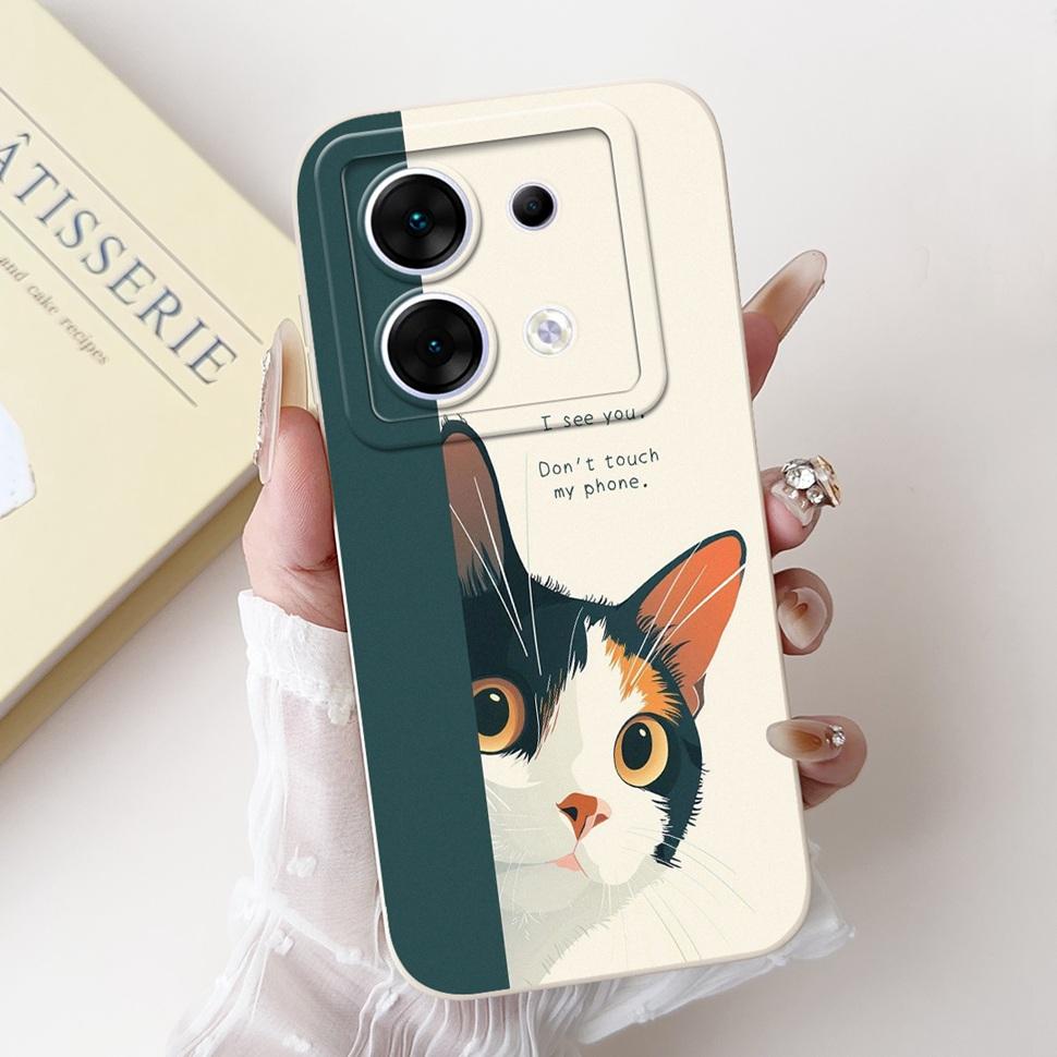 Stilvolle Blumenbemalte Hülle Für Infinix Zero 30 X6731 Case Weiche Silikon Handyhülle Für Infinix Zero 30 Zero30 5G Rückseite