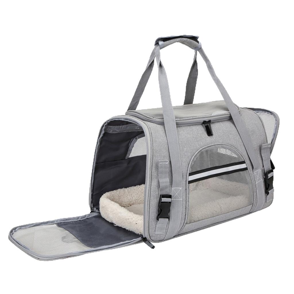 Portable Portable Cat Bag for Outdoor Use, Transparent, Breathable, Foldable Pet Bag That Can Be Diagonally Crossed, Car Cat and Dog Bag