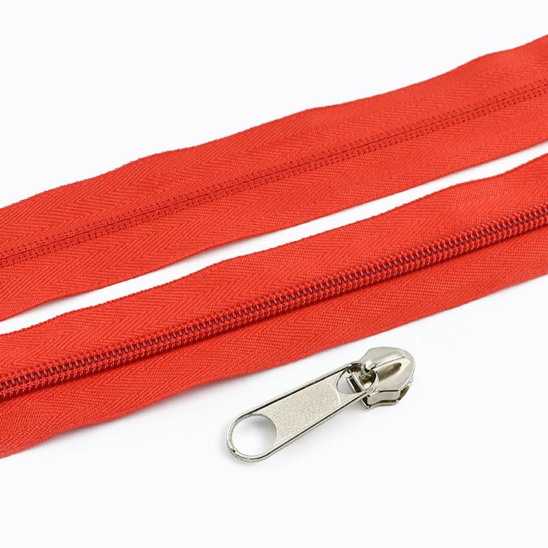 Meetee 3-10M 5# Nylon Zippers with Slider Clothing Zip Heads Puller Repair Kit Bag Garment Replacement DIY Zipper Accessories