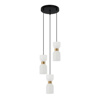 Lampa Wisząca MONZA PND-57602-3-BK+BRO Italux