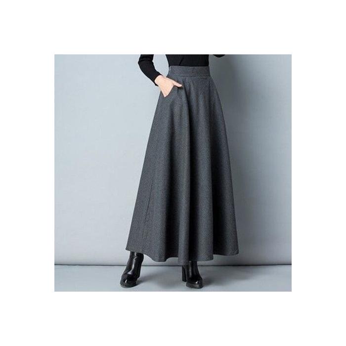 

Юбка миди А-силуэта с высокой талией для женщин «Четыре сезона 2025» - Приталенный расклешенный дизайн Triple Extra Large