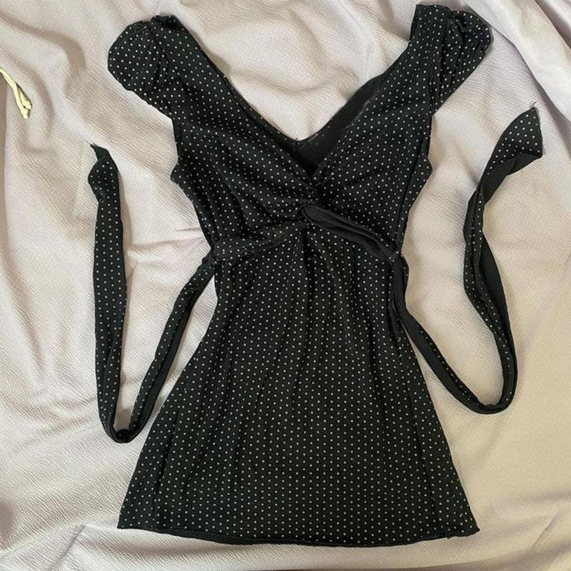 Sexy Sling Y2K Solid Fashion Tank Goth Solid Slim Backless Women Punk Crop Vintage Coquette Harajuku 2000s Aesthetics tank top