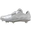MIZUNO Light Rebo Buddy 2 SW Baseball Spikes Metal Fittings Metal Lightweight Super Wide 25SS 01 White X White (Fixed Fittings) (11GM251001)