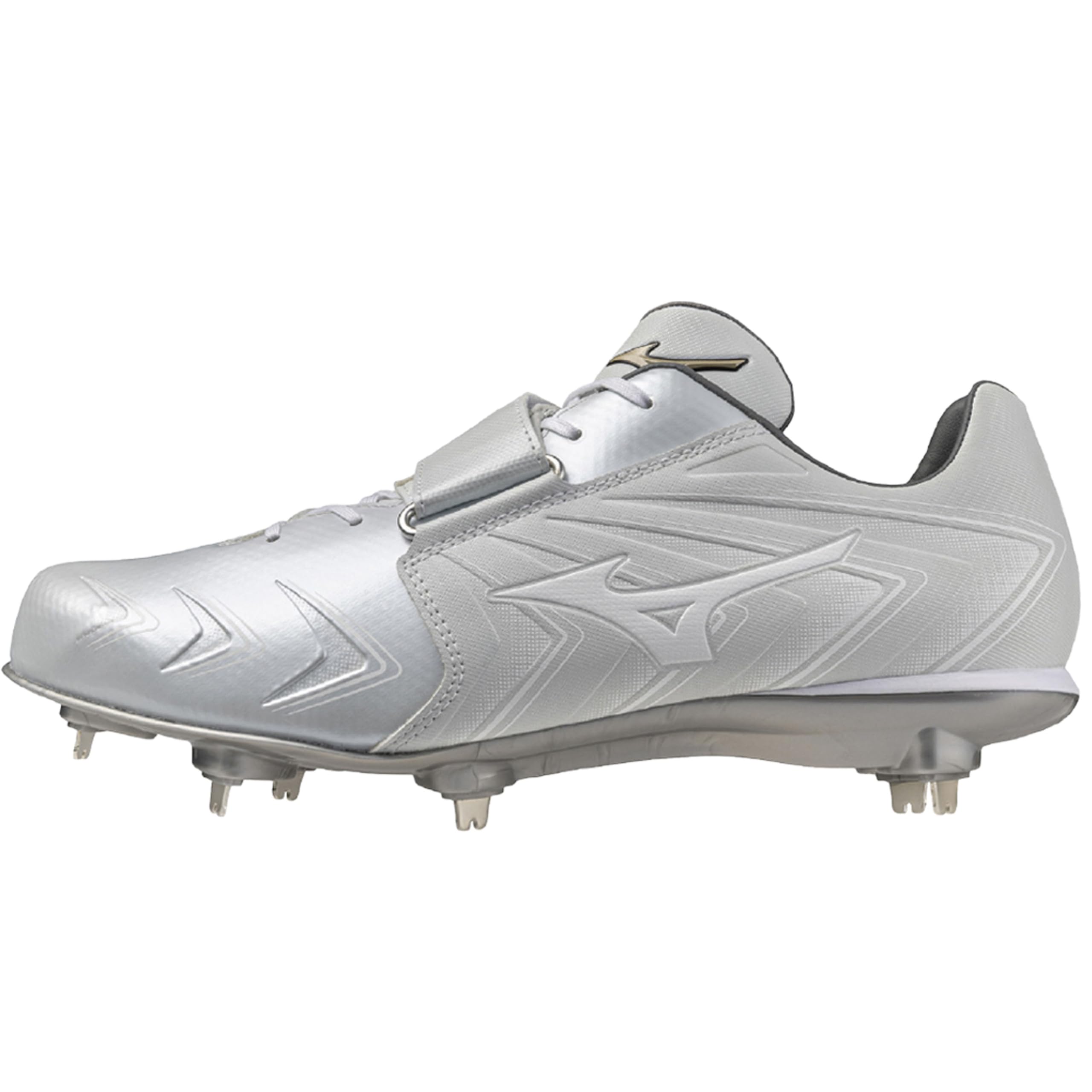 

Mizuno MIZUNO Light Rebo Buddy 2 SW Baseball Spikes Metal Fittings Metal Lightweight Super Wide 25SS 01 White x White (Fixed Fittings) (11GM251001)