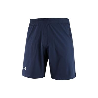 Solid Logo Elastic Zipper Pocket Sports Casual Shorts Men Shorts Academy-Blue 22500214-408