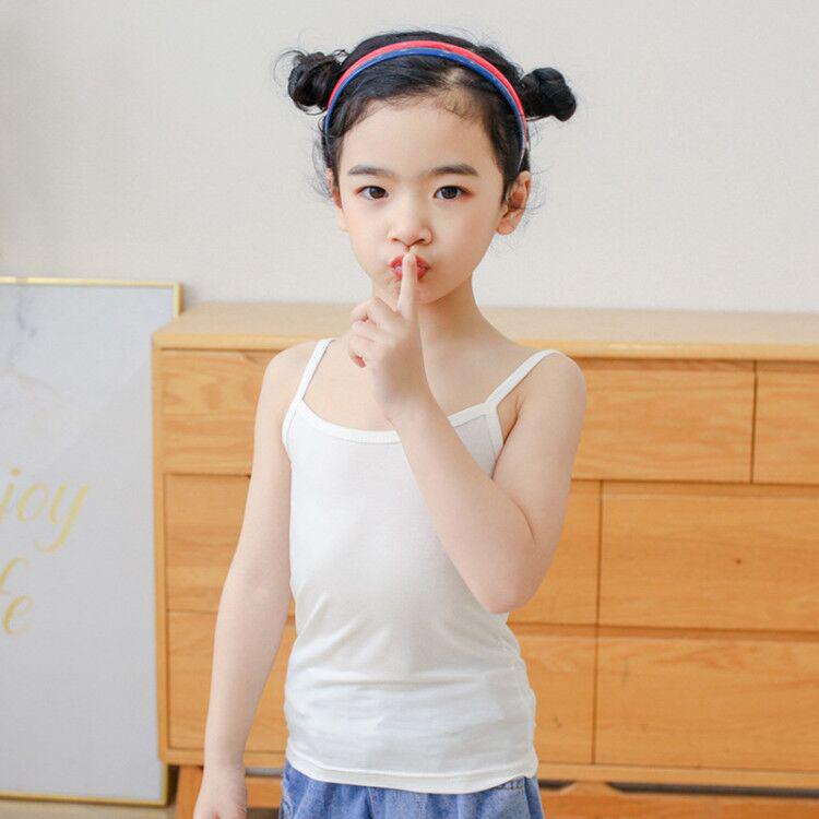 

Летний белый жилет-комбинезон для девочек: Легкое нижнее белье для маленьких и больших детей 140 cm белый