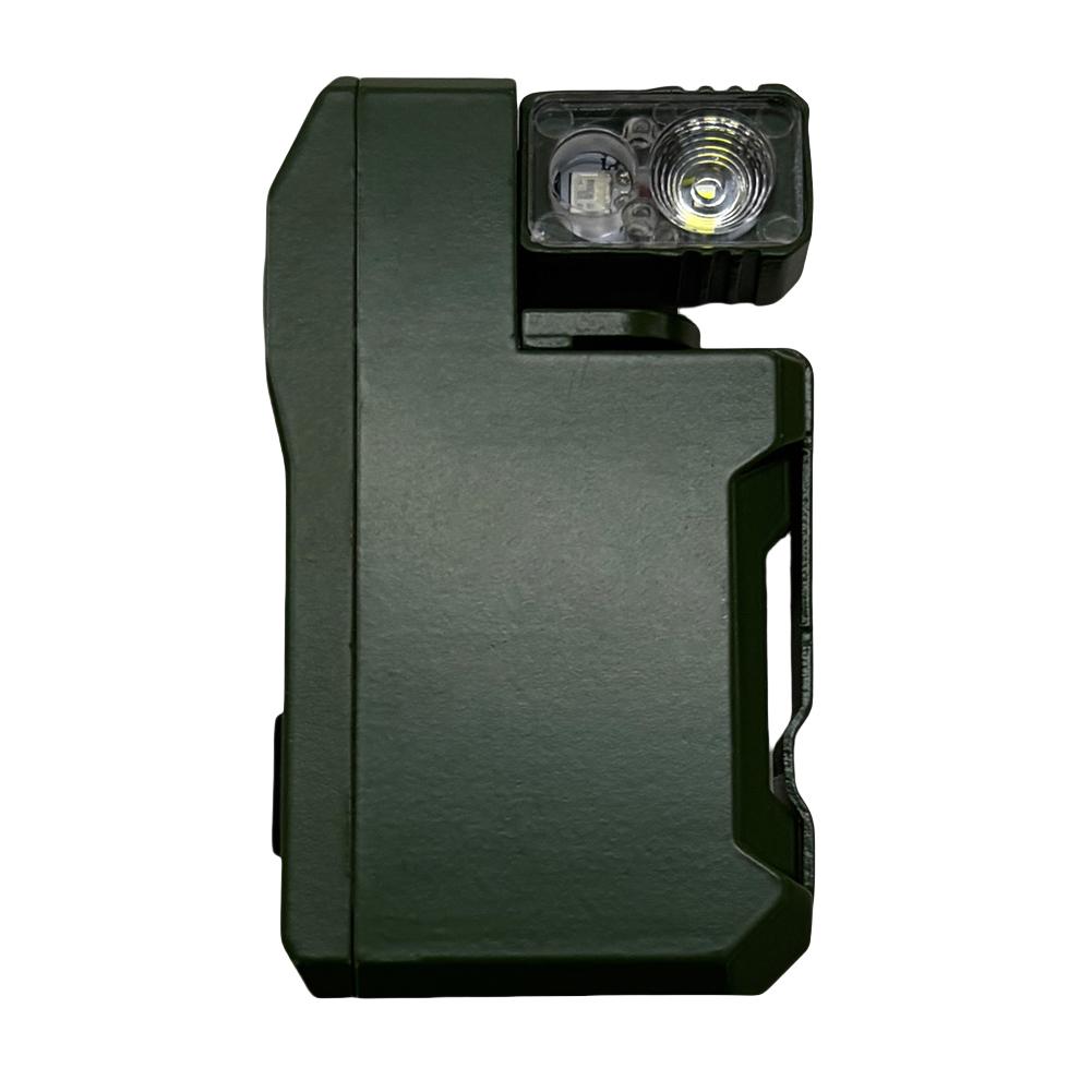 Rechargeable EDC Flashlight 400 Lumens Portable Flat Pocket Flashlight Small Flashlight for Camping Emergency