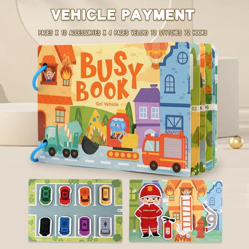 Toys Educational Baby First Enlightenment Book Montessori Quite Book Early Learning Sticker Busy Book Matching Games for Kids