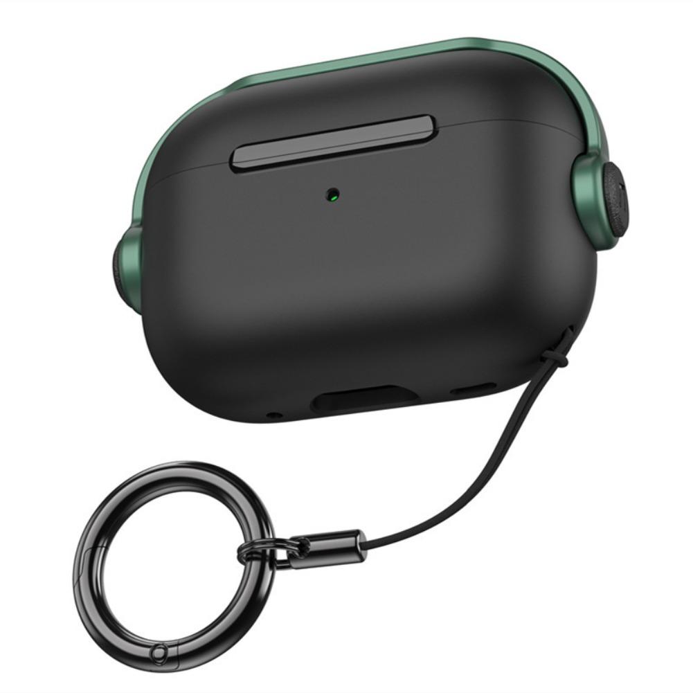 For Airpods Pro 1st 2nd Generation TPU Case With Keychain Wireless Earphone Protective Case Accessories