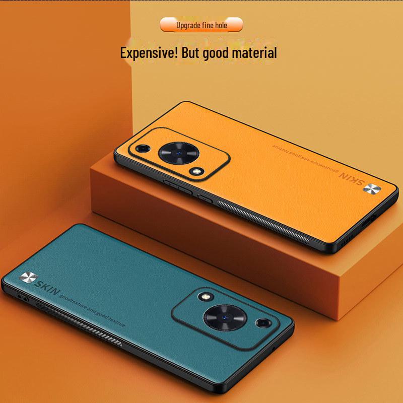 

Huawei Enjoy 70S Pure Leather Case: Suitable for Enjoy 70M, Grain Texture, Anti-Fall Protection. Enjoy 70