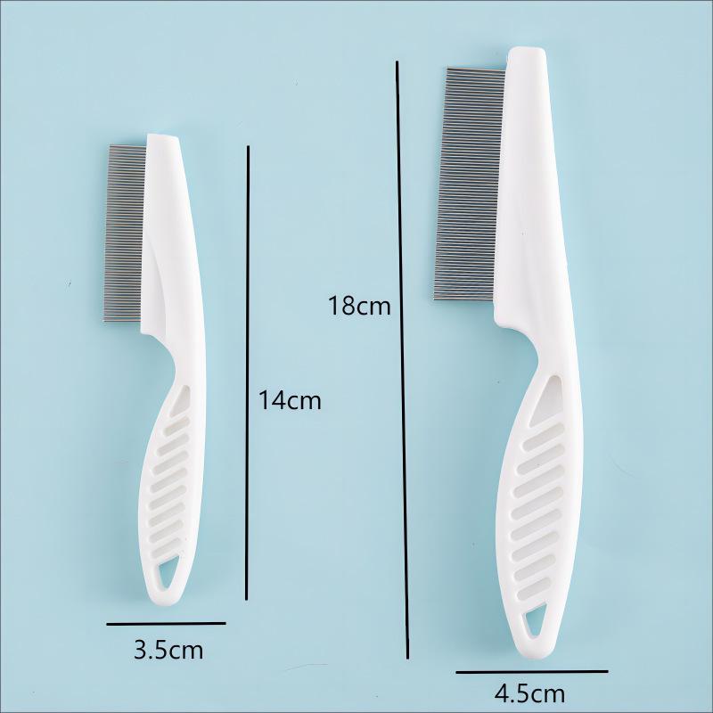 Pet Grooming Needle Comb for Cats and Dogs - De-Shedding, Brushing, and Massage Tool for Long-Haired Breeds
