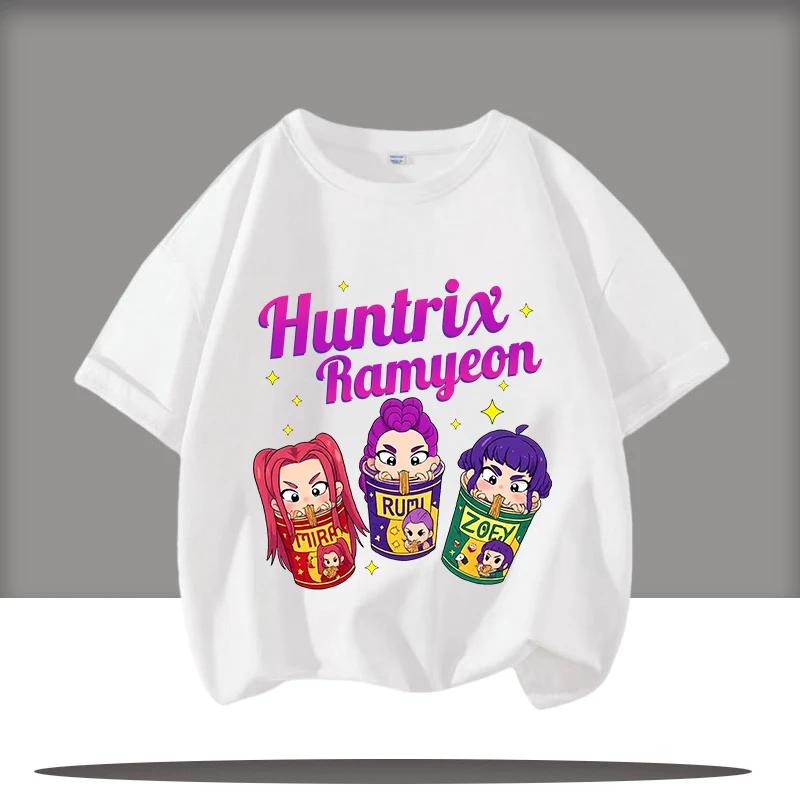 

Дерпи Тигр Kpop Охотники на Демонов Футболка для Детей Малышки Мужчин Женщин Футболка Милый Тигр Мультяшная Одежда 2025 Горячий Принт из Фильма Мягкая 130