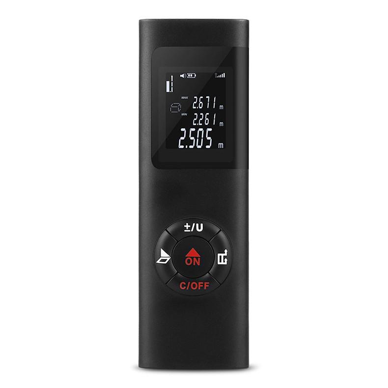 JQ40 Mini Infrared Laser Rangefinder - USB Rechargeable, High Precision Pocket Measuring Tool