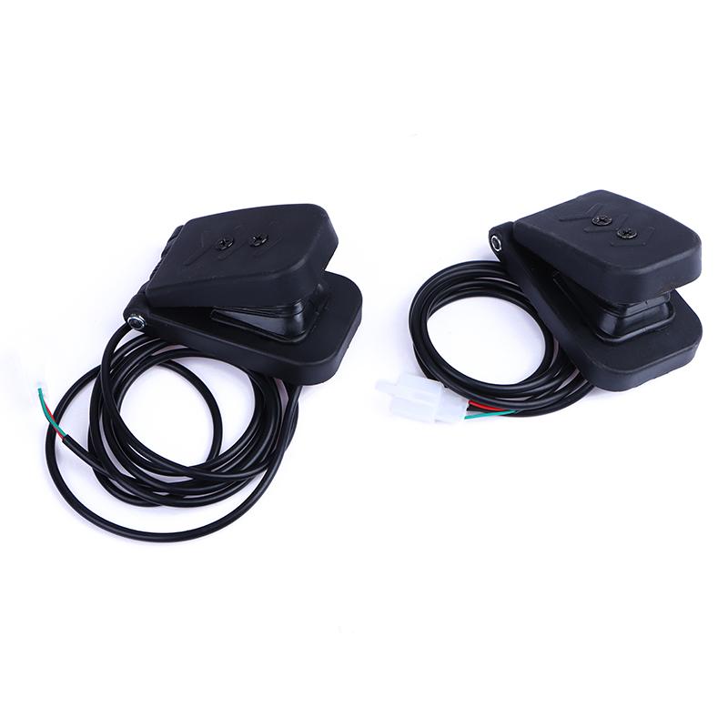 Piezas de Barco de Plástico Negro Universal Accesorio Acelerador de Triciclo Eléctrico Pedal de Gas Control de Velocidad Aceleradores Freno de Pie