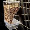 Comederos para Pájaros de Jaula Dispensador de Comida de Plástico con Columpio para Cacatúa Conuro