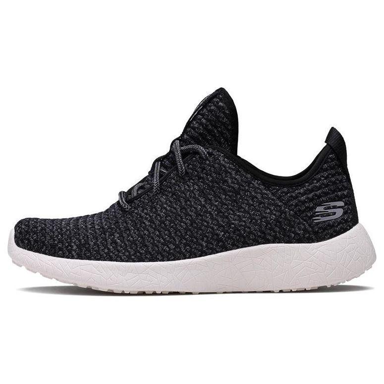 Skechers Burst Низкие Спортивные Повседневные Кроссовки Женские Черный 12789-BKW 35.5
