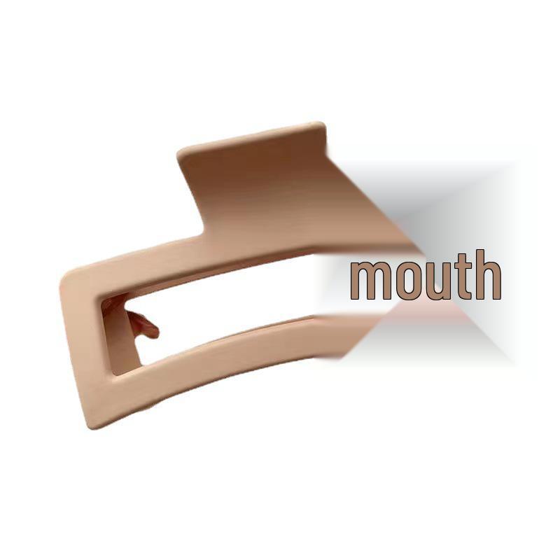 Oversized Square Hair Claw Clip - Headdress Hairpin for Women, New Shark Clip Style 2022.