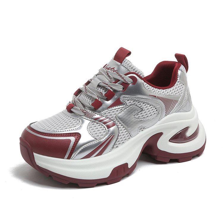 Dad shoes women's shoes spring mesh shoes breathable mesh platform sneakers