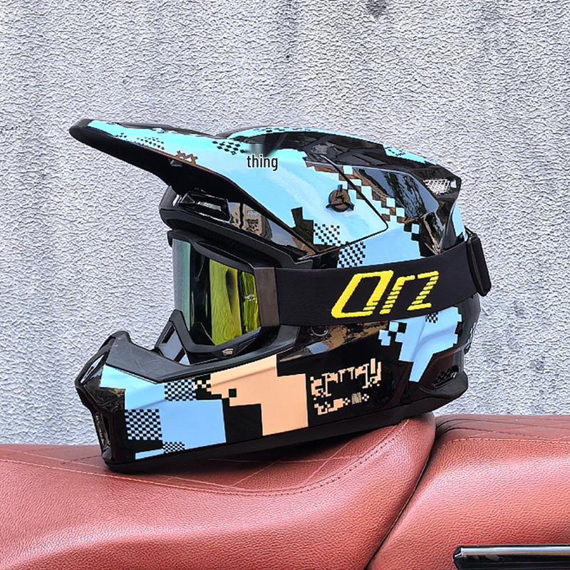ORZ Full-Face Helmet for Off-Road, Electric Scooters, Mountain Biking, and Street Riding