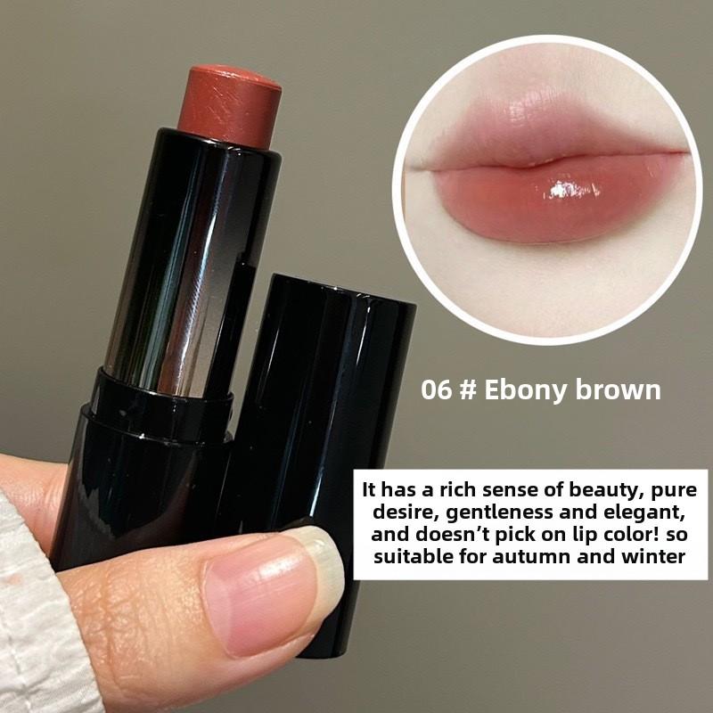Lipstick Red Brown Lipstick Waterproof Moisturizing Mirror Lipstick Lip Gloss Natural Long-lasting Makeup Valentine's Day Gift