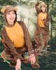 Monkey Kigurumi Halloween Full Body Zentai Event Monkey Cosplay Costume, Costume, Suit, Costume, (Size L)
