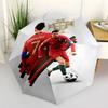 Ronaldo's Portugal Soccer Automatic Umbrella Retractable Design with 8-Rib Durability Compact Design Travel Essential Compact Folding Umbrella