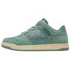 C201 Suede Round Toe Lace-Up Low-Top Sneakers Men Sneakers Green CU009-AQM