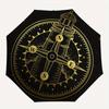 Compass Rose with Lighthouse - Nautical DecorUmbrella, Portable 3-Fold Umbrella for Men & Women,Christmas Gift ES103