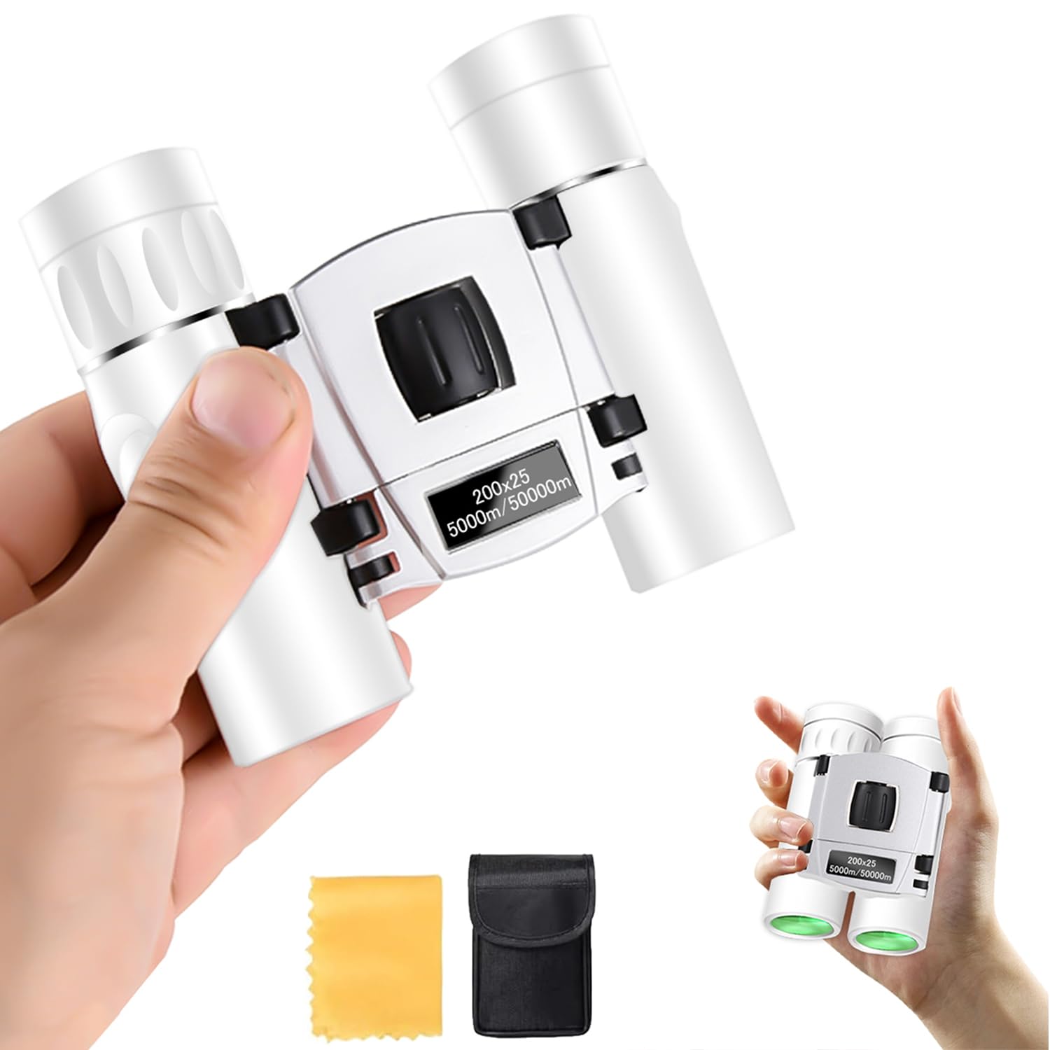 

FOYOU Binoculars for Live Performances, 20x Magnification, Opera Glasses, Adjustable Magnification, Anti-Vibration, Lightweight, Compact, Waterproof,