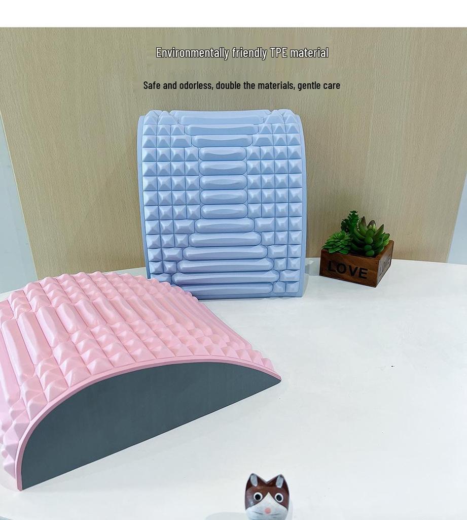 Lumbar Relaxation and Stretching Device for Pilates and Back Fitness