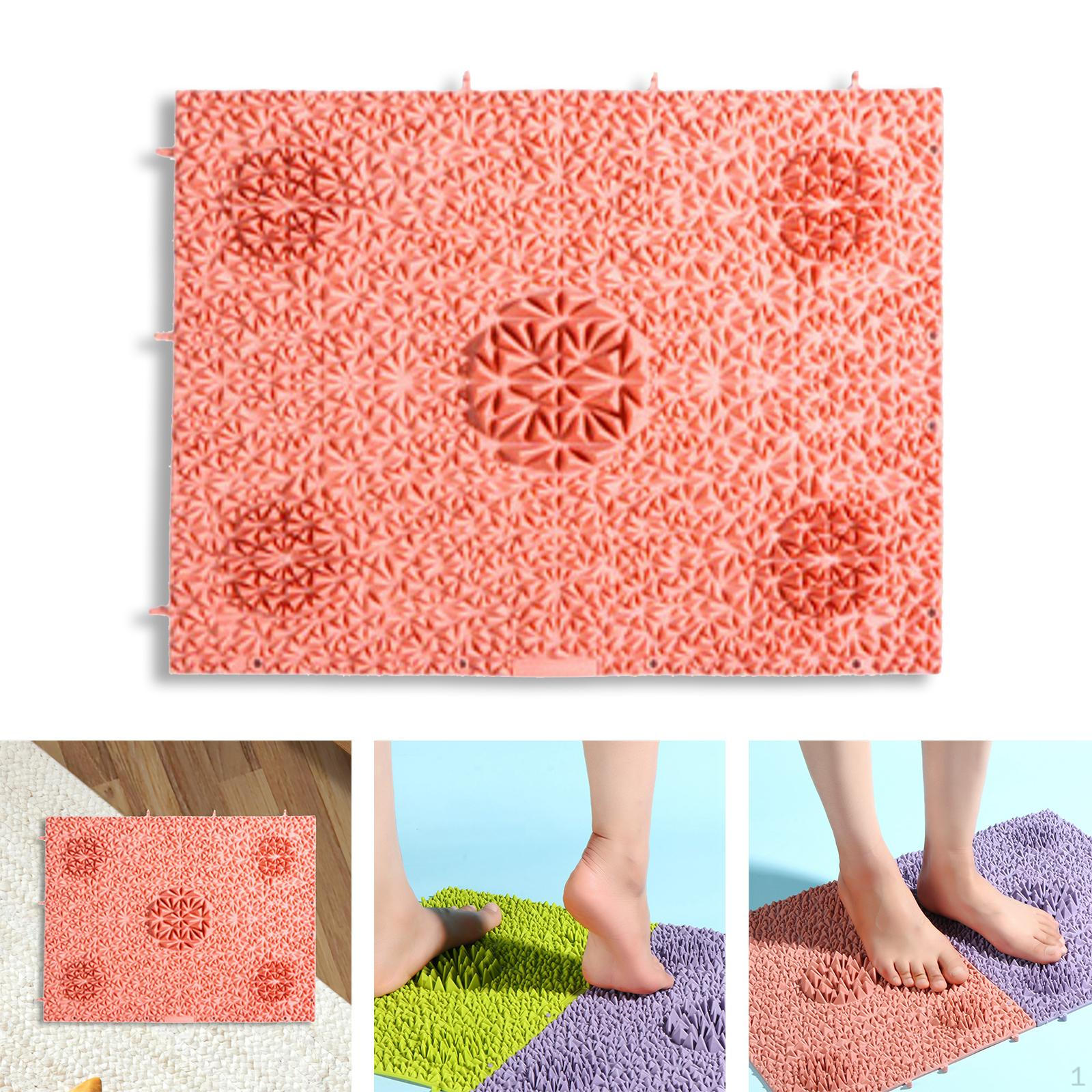 

Акупунктурный массажер для ног, рефлексотерапевтический коврик, акупунктурный физический коврик розовый