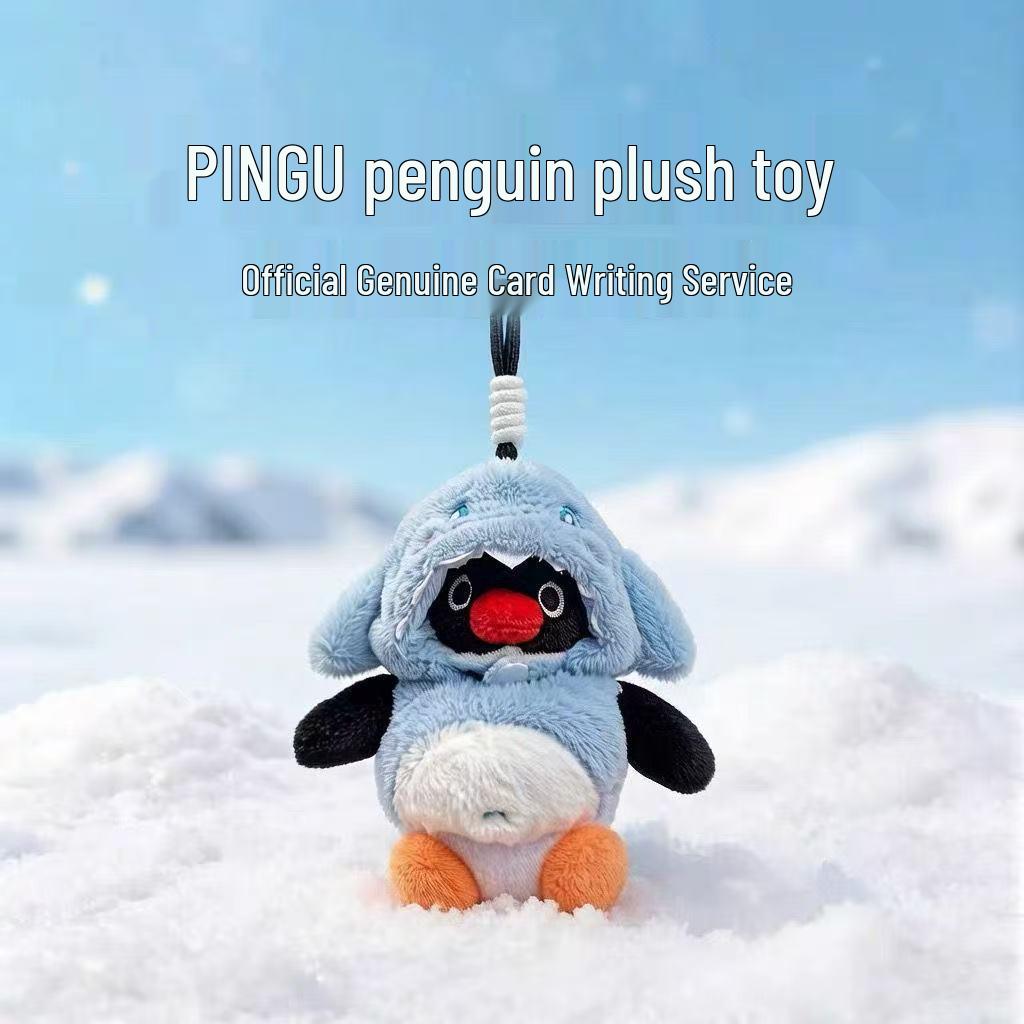 Genuine Penguin Plush Keychain Doll Ornament for Backpacks